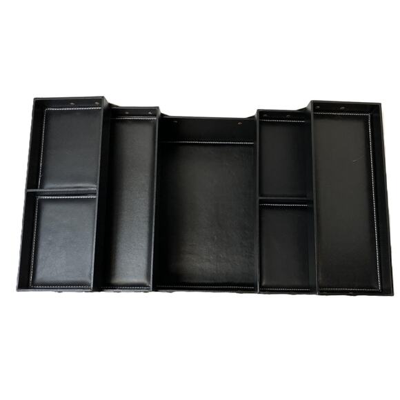 SeneGence Luxury Tiered Faux Croc Vegan Leather Travel Cosmetic Case - Picture 6 of 10